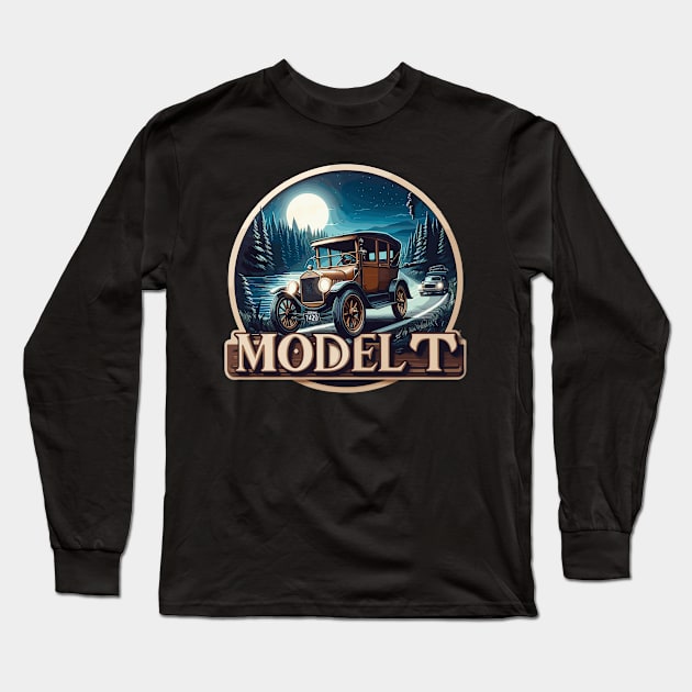 Ford Model T Long Sleeve T-Shirt by Vehicles-Art